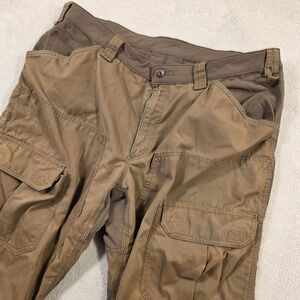 Duluth Trading  Cargo Pants Men 40x30 Brown (Fits 40x26) Workwear Outdoor Skater